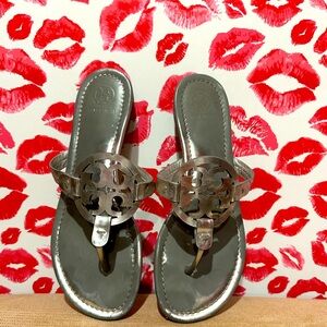 Tory Burch metallic miller sandals size 8.5